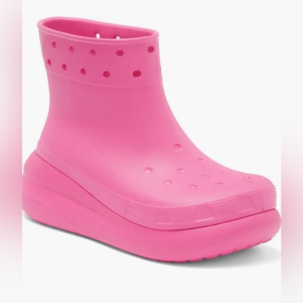 BNWT CROCS Crush Platform Waterproof Boots $80 pink - Picture 4 of 9